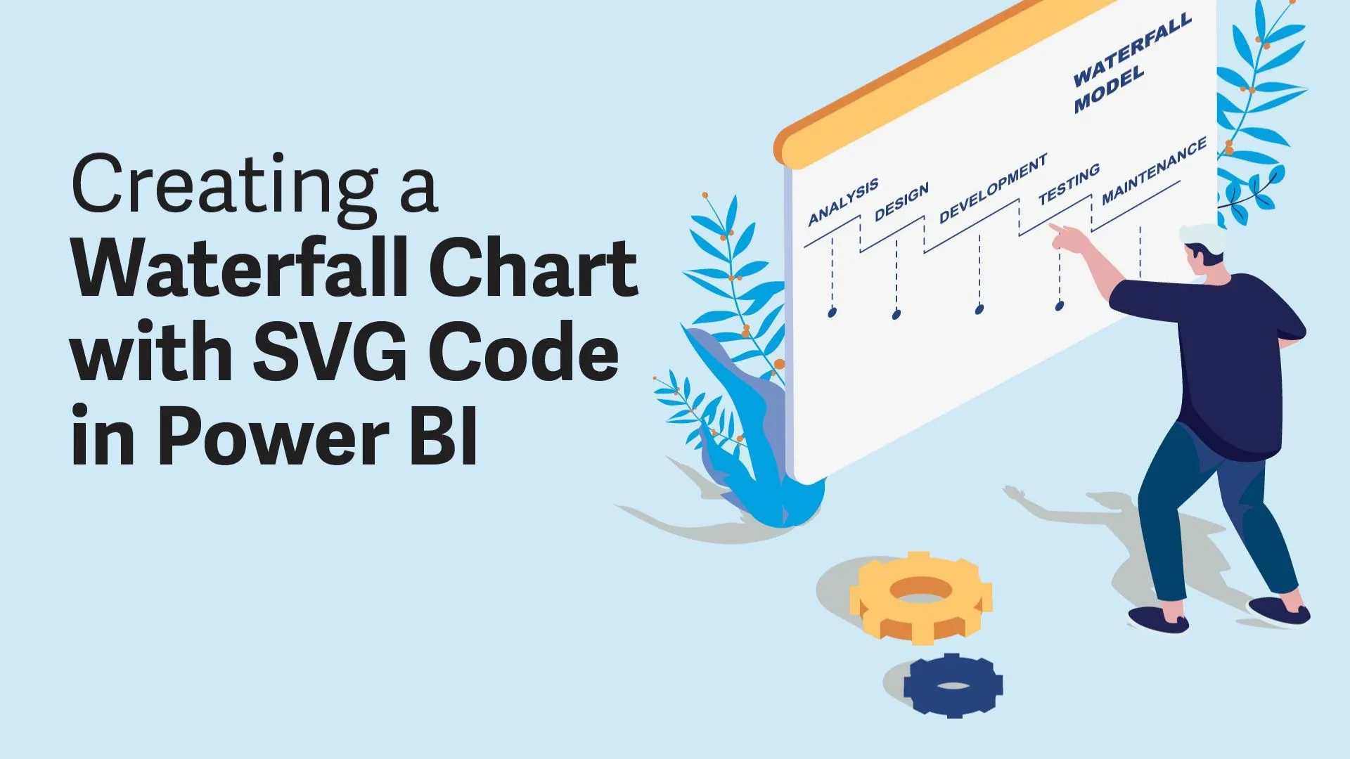Creating a Waterfall Chart with SVG code in Power BI