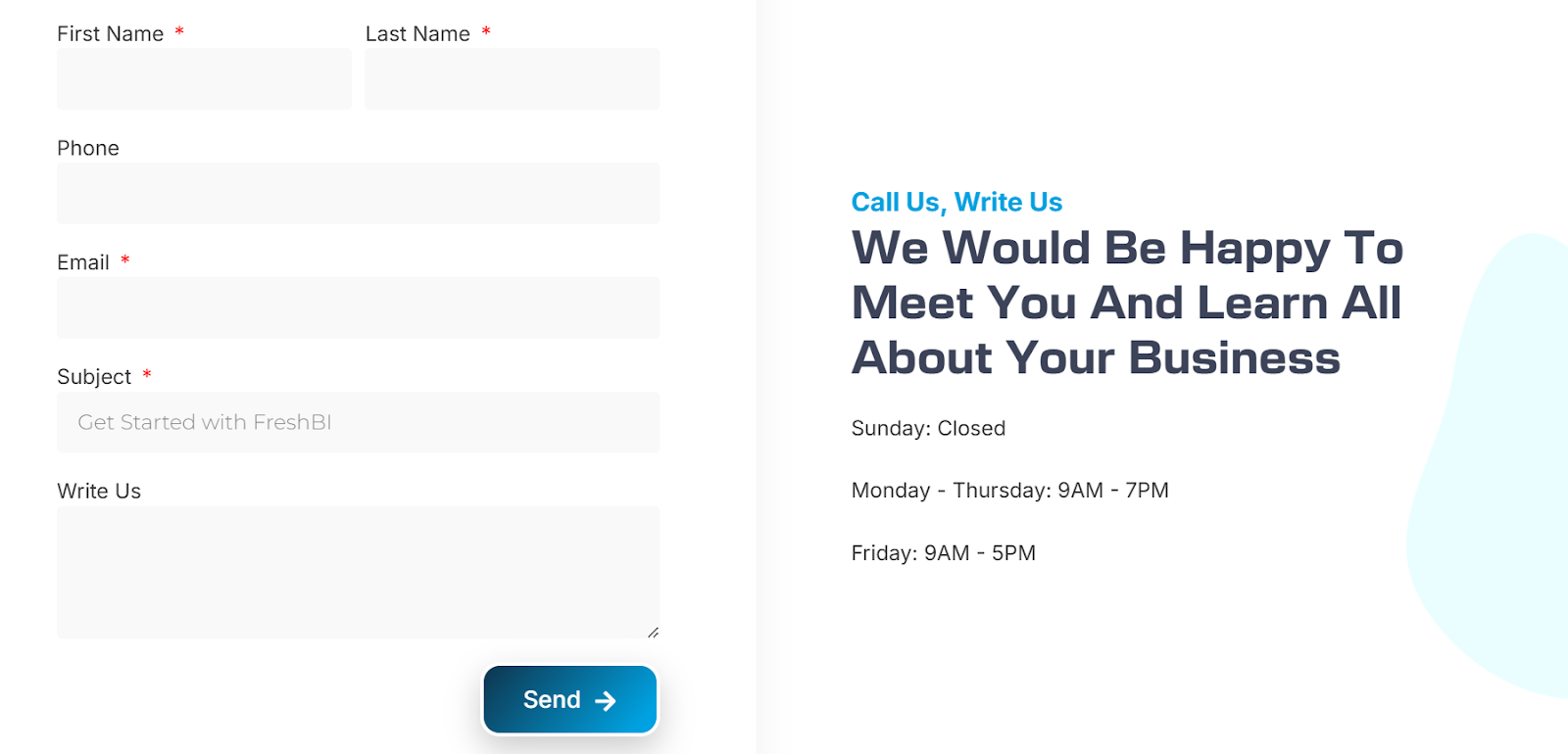 Visuals showing how to schedule a consultation