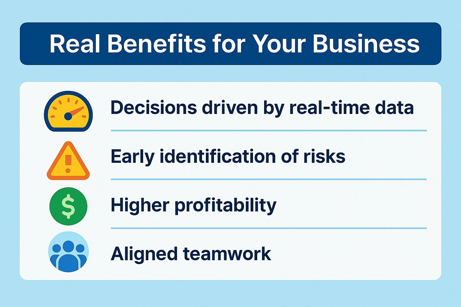 Benefits for Your Business