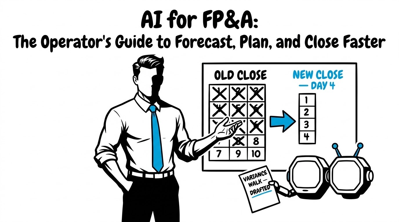 AI for FP&A: The Operator’s Guide to Forecast, Plan, and Close Faster